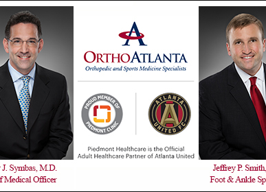 OrthoAtlanta orthopedic surgeons, Peter J. Symbas, M.D. and Jeffrey P. Smith, M.D.