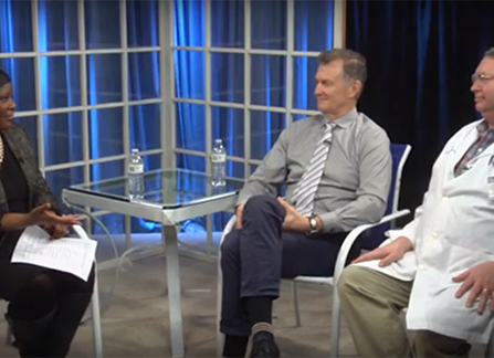 Mark Duffield, D.O., and Matthew Jaffe, M.D., are interviewed on Clearly