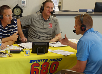 Donald Fowler, MD, discussing sports injury treatment options