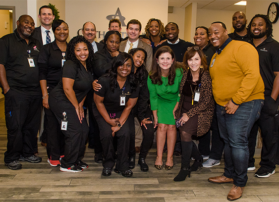 OrthoAtlanta staff at Open House