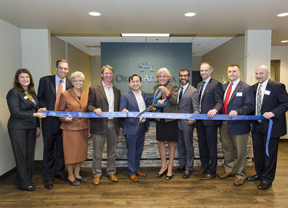 OrthoAtlanta Gwinnett Expansion ribbon cutting