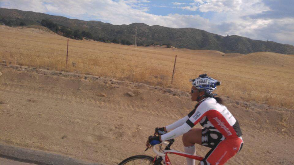 Dr. Sharrona Williams bike racing
