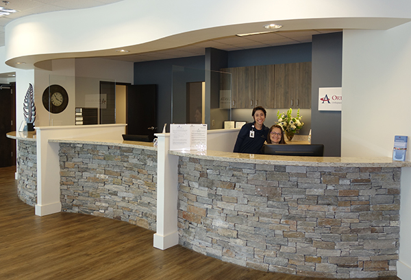 OrthoAtlanta Paulding front desk