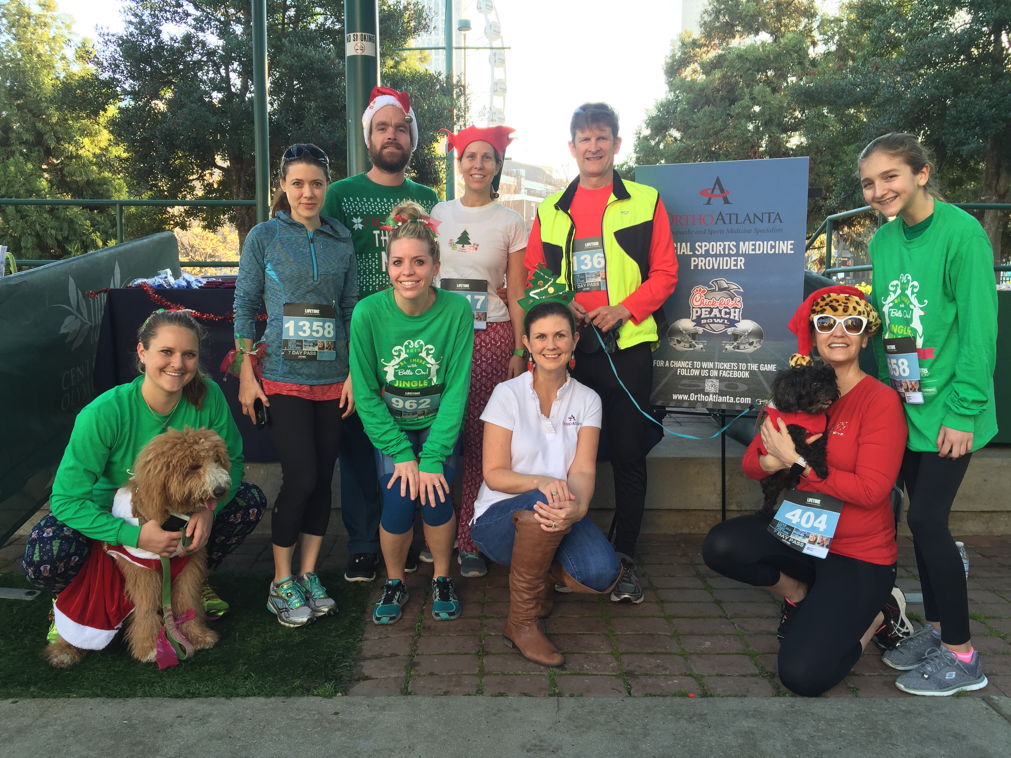 2015 OrthoAtlanta Jingle Bell Run for Arthritis participants