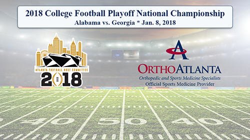 OrthoAtlanta proud to sponsor AFHC for 2018 College Football Playoff National Championship