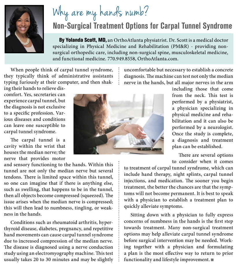 Non-Surgical Treatment Options for Carpal Tunnel Syndrome