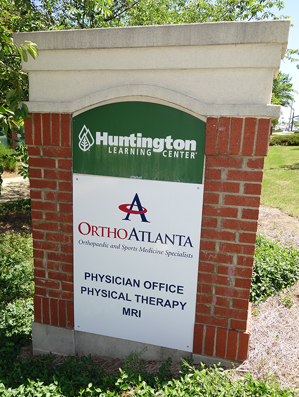 OrthoAtlanta Peachtree City sign OrthoAtlanta Peachtree City sign