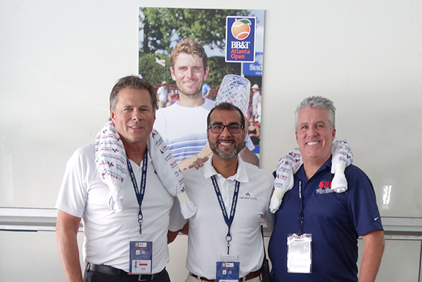 Dr. Snehal Dalal with Buck Belue and John Kincade