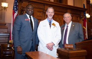 Dr. Todd Schmidt, OrthoAtlanta at the Georgia state capitol