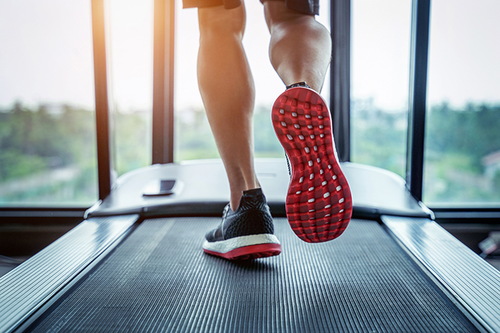 Running on a Treadmill Running on a Treadmill